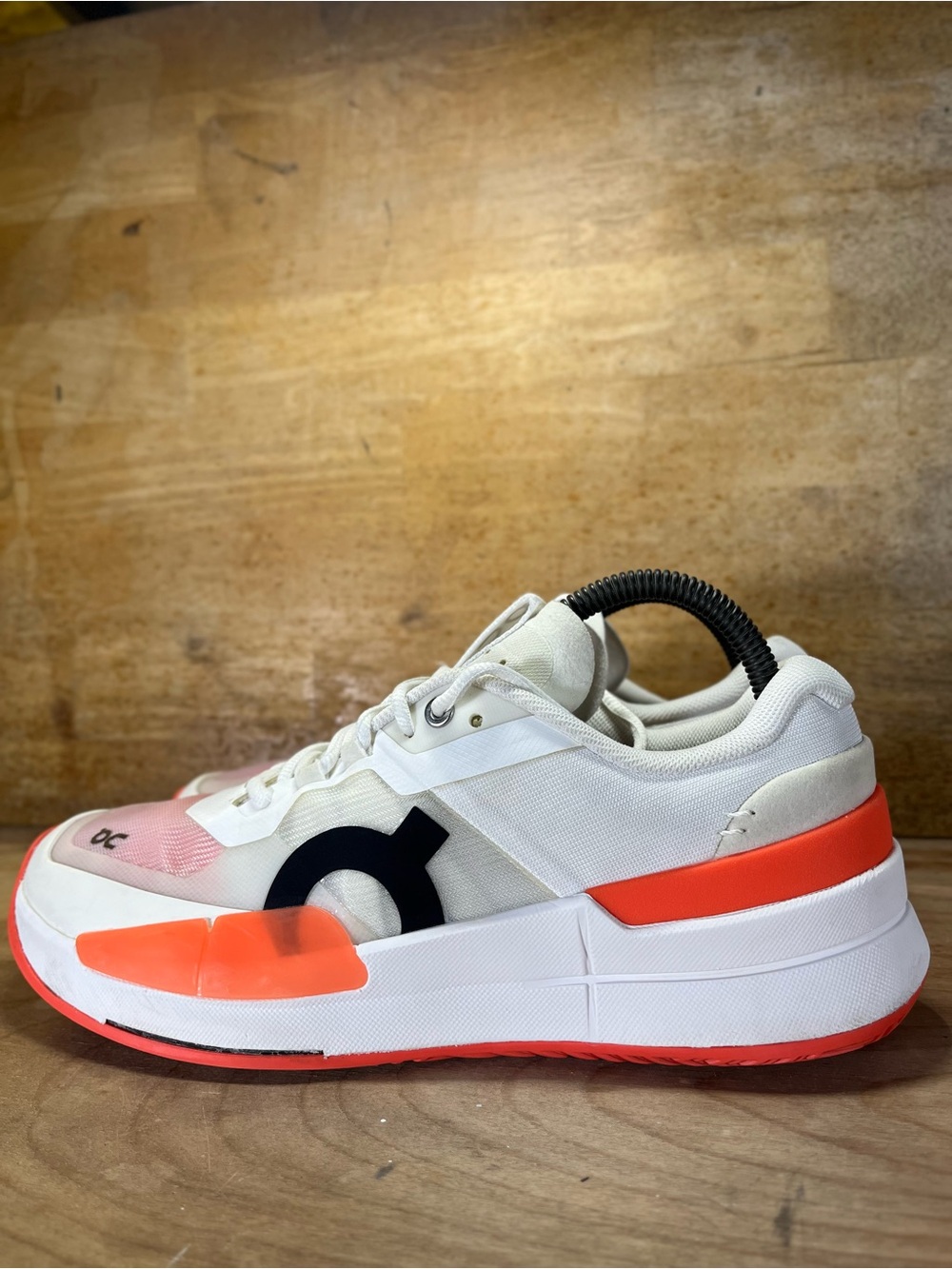 On Cloud The Roger Pro 2 Clay Womens Size 9 Tennis Shoes Sneakers White Orange - Picture 4 of 13